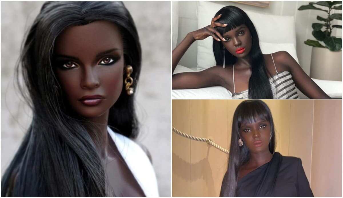 Nyadak Duckie Thot Gorgeous Australian Sudanese Model Who Looks Like A Real Life Barbie Yen