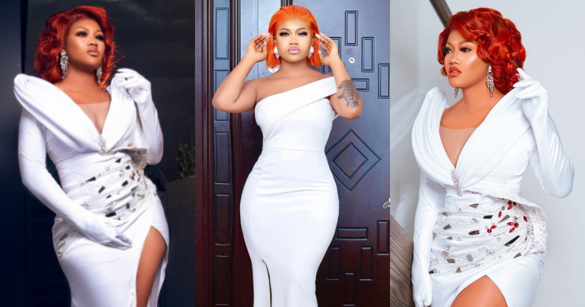 Sandra Ababio causes stir as she glows in revealing white dress with thigh slit; fans gush over her photos