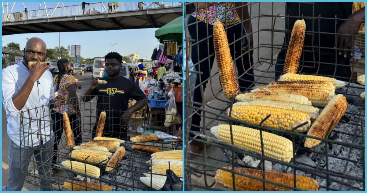 CNN correspondent spotted in Accra eating roasted corn with Wode Maya: "It changed my life"