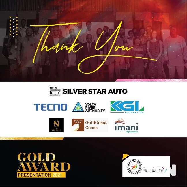 TECNO GHANA limited Sponsors The Gold Award Ceremony 2021’