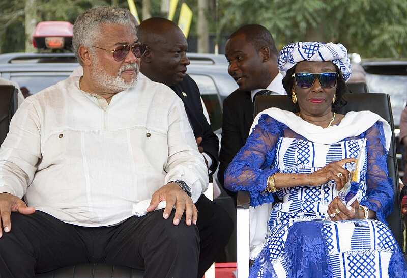 Photos of Late JJ Rawlings and his wife Nana Konadu which show they were inseperable