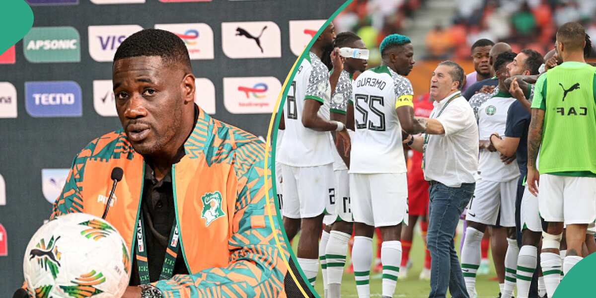 Ivory Coast's coach Emerse Fae/AFCON 2023/Super Eagles