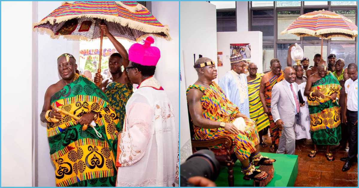 Asantehene: Effigy of Otumfuo creates confusion due to striking resemblance to real human, photos