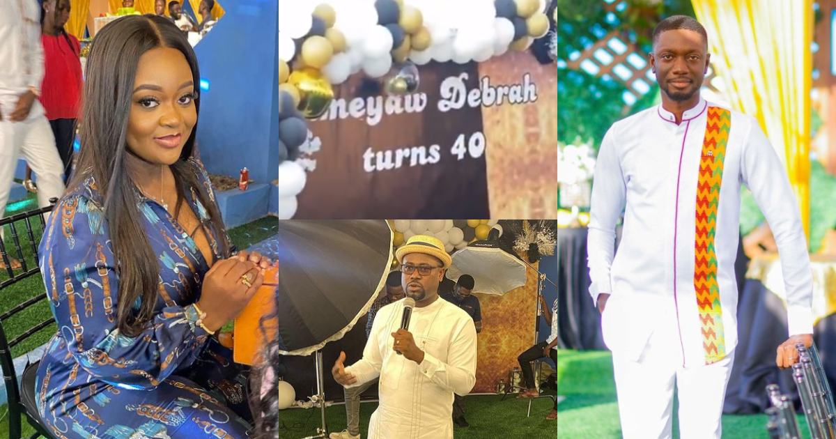 Ameyaw Debrah throws 40th birthday party, Jackie Appiah, other stars, storm lavish event