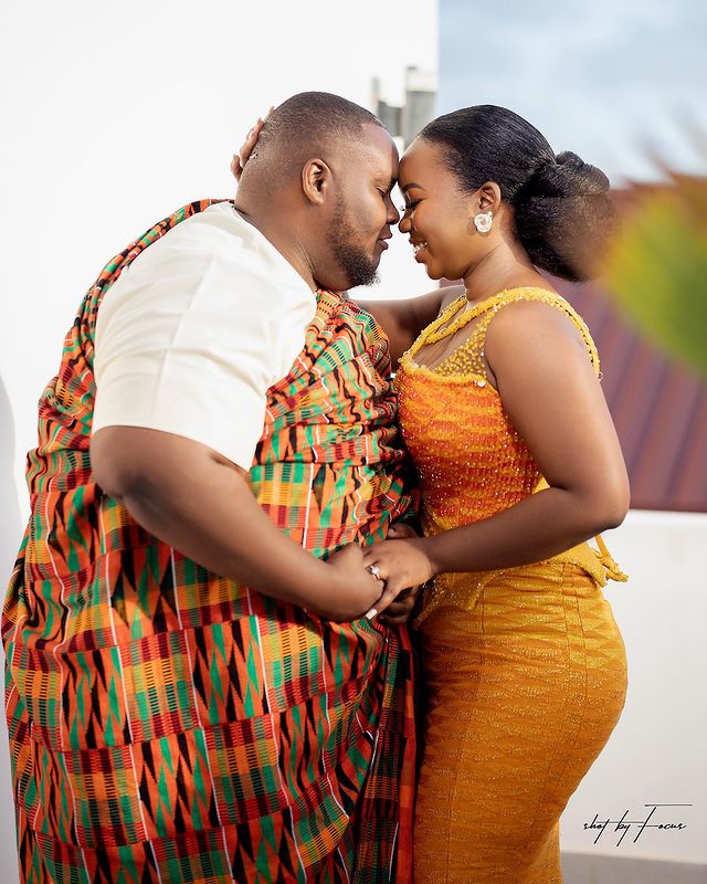 Plus-Size Ghanaian Groom Shares Emotional Story About Lovely Bride Warms Heart On Instagram.