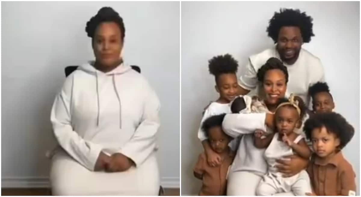 A woman has shared the video of her 6 amazing children after doctors said she will never bear kids.