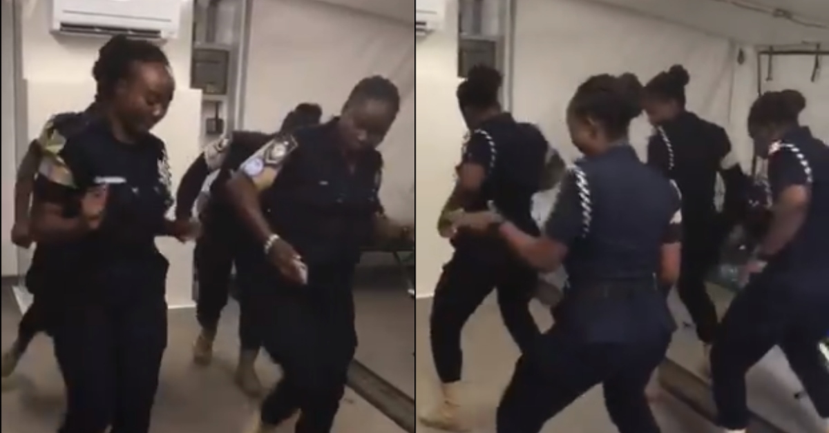 Pretty Ghanaian policewomen join the Putuu challenge with amazing choreography