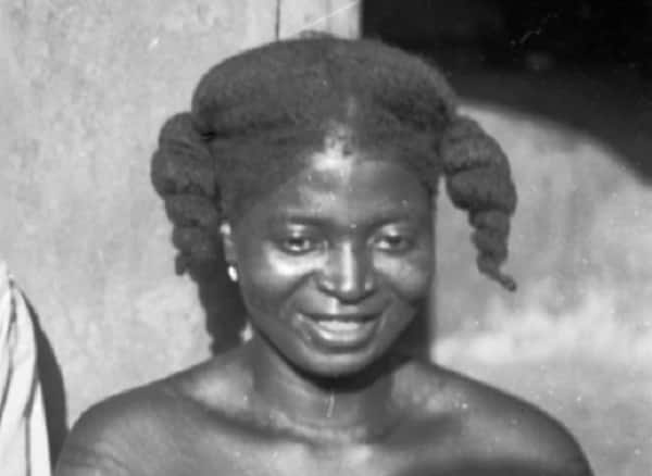 Old photo of a woman.