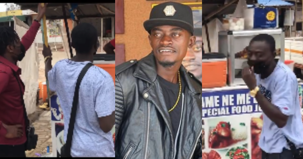 Lil Win: Kumawood Actor Complains Ghana has Become so hard; Joins Queue to buy ‘Gob3’ in Video