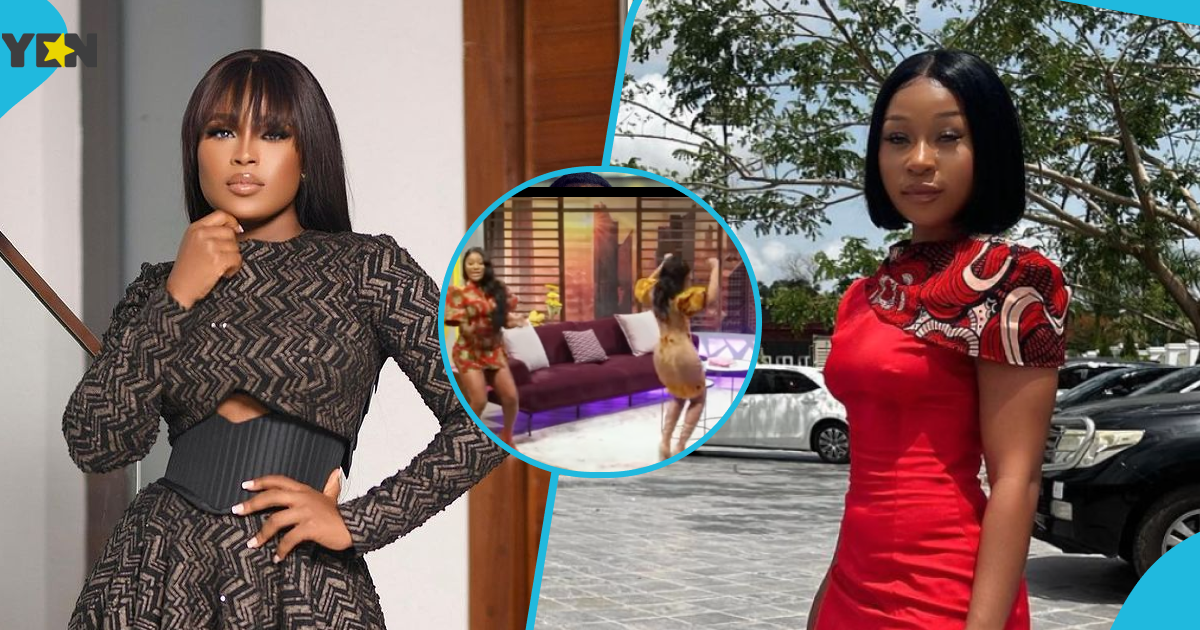 Berla Mundi rocks classy African print dresses while dancing to Efia Odo's Freak song on the Day Show