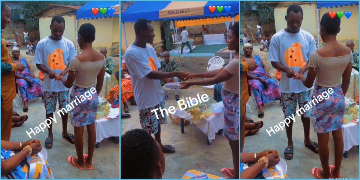 Ghanaian Couple's Simple And Affordable Wedding Goes Viral