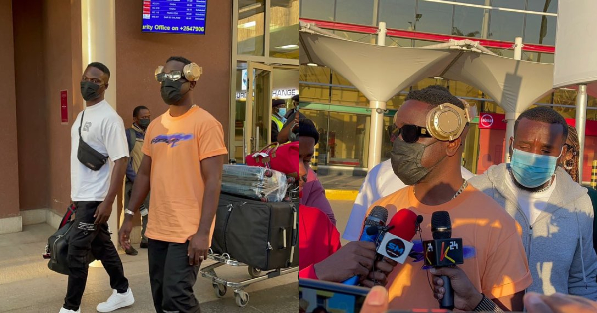 Sarkodie arrives in Kenya to promote "No Pressure" album; photos and video pops up