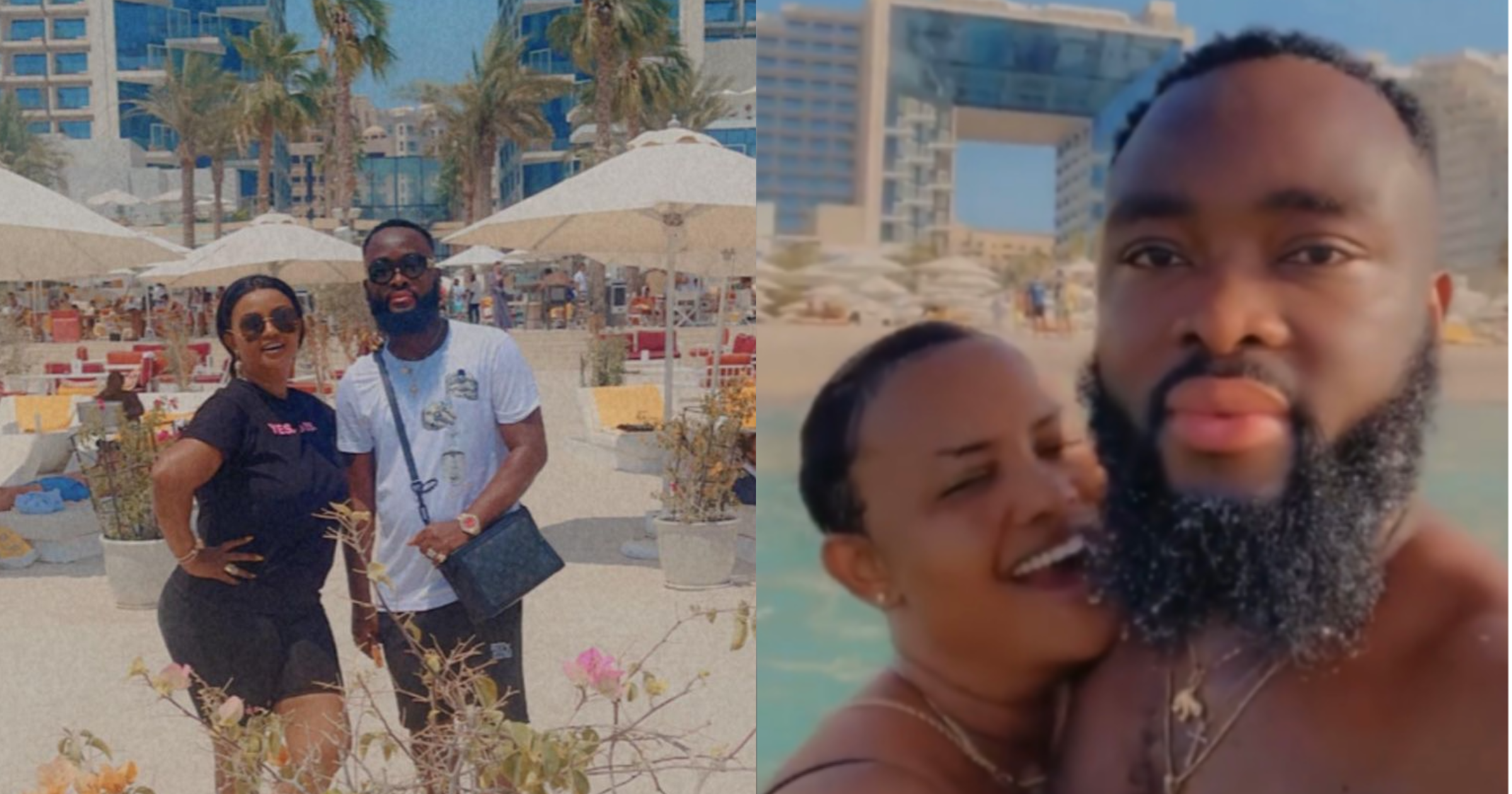 McBrown Sleeps In Maxwell's Bosom As They Go Swimming In Romantic Video From Dubai
