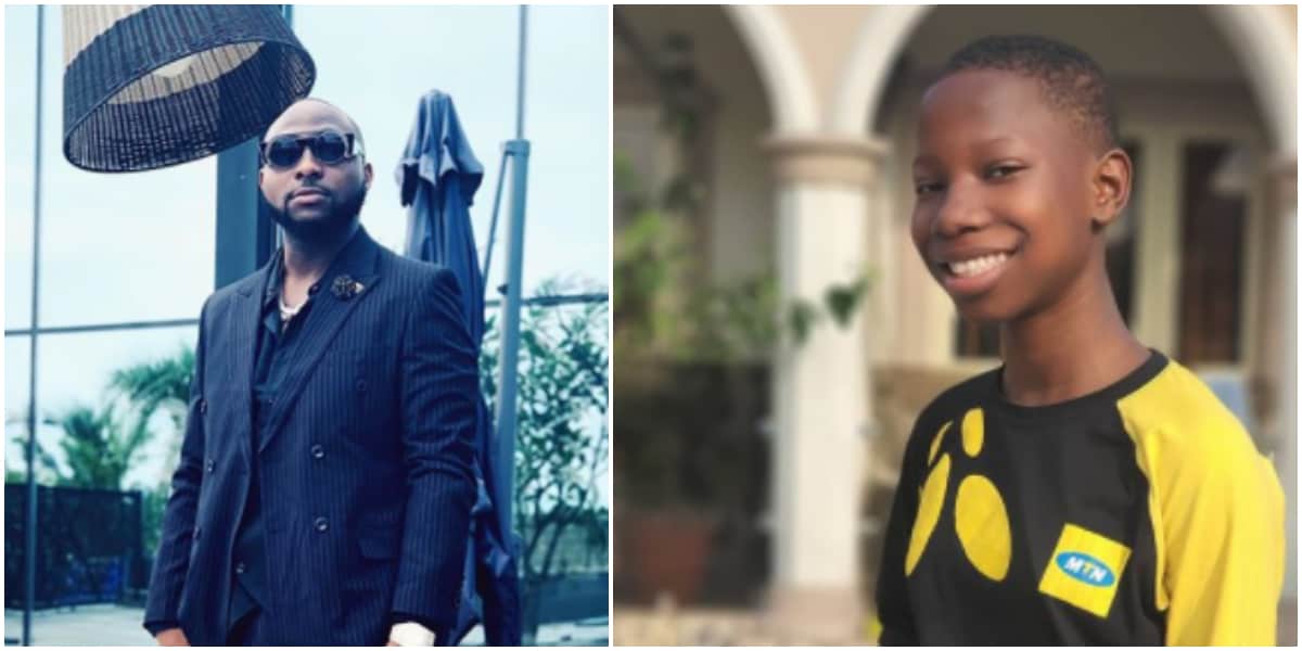 Davido commends Emanuella for building her mother a house