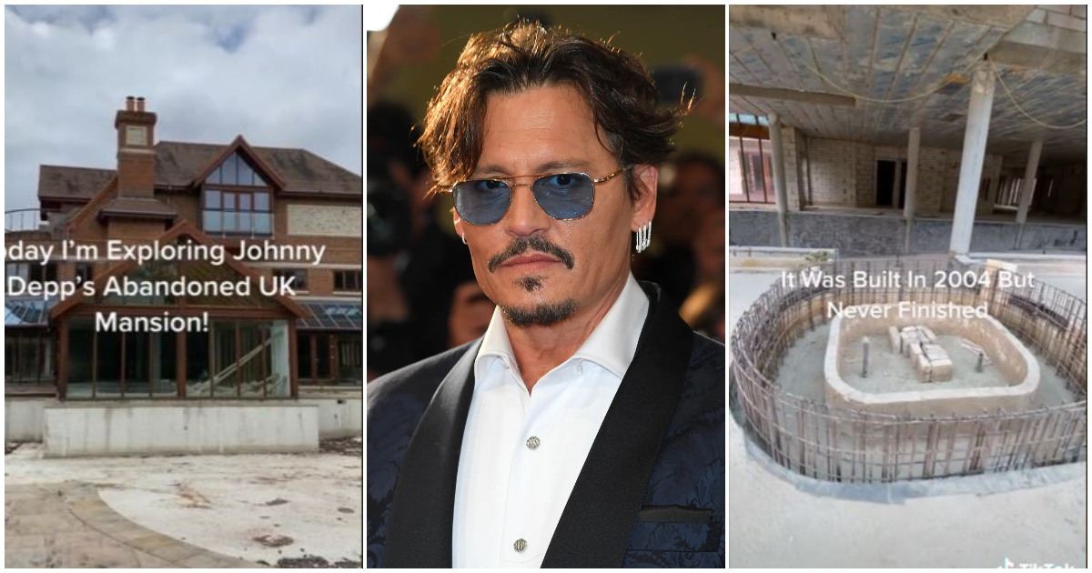 Johnny Depp's abandoned mansion