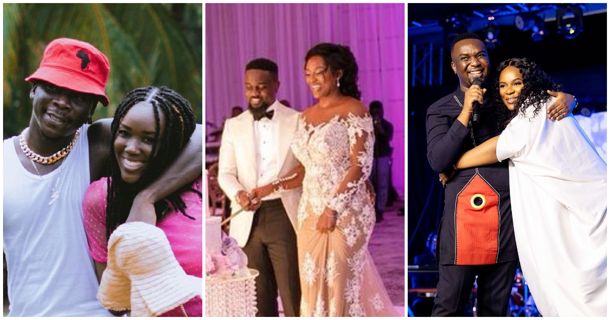 Stonebwoy, Sarkodie, Joe Mettle with their wives