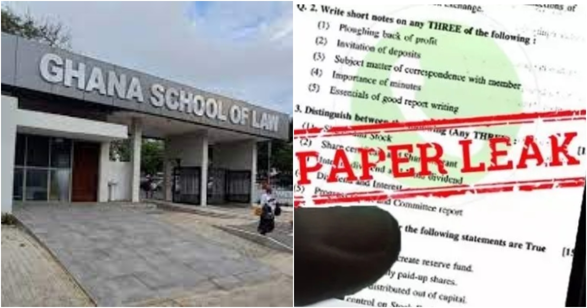Ghana School of Law paper leaks hours before start of examinations