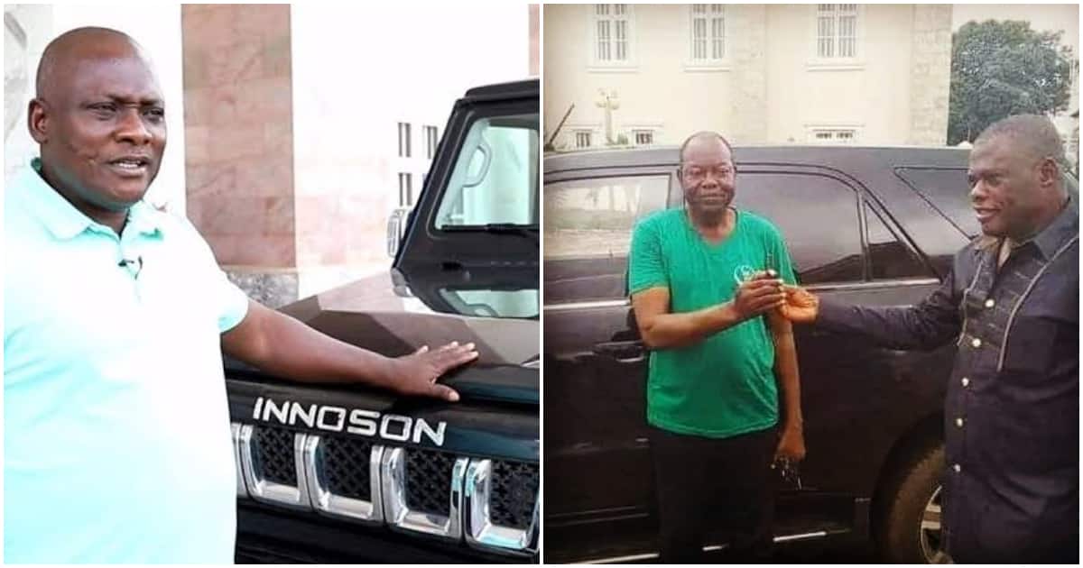 Innoson Vehicle Manufacturing Company Ltd, Brand New IVM G5, Chief Innocent Ifediaso Chukwuma, Mr Ikechukwu Osakwe popularly known as Osabros, prophesied to him in 1979, salary for life