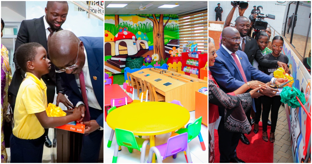 Vice president Mahamudu Bawumia has commissioned an ultramodern library for children.