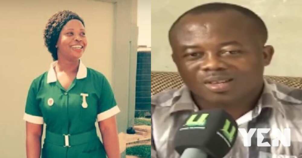 Husband of murdered Kumasi nurse demands justice as he cries for late wife (Video)