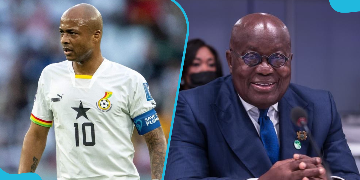 Fans compare Dede Ayew and Akufo-Addo