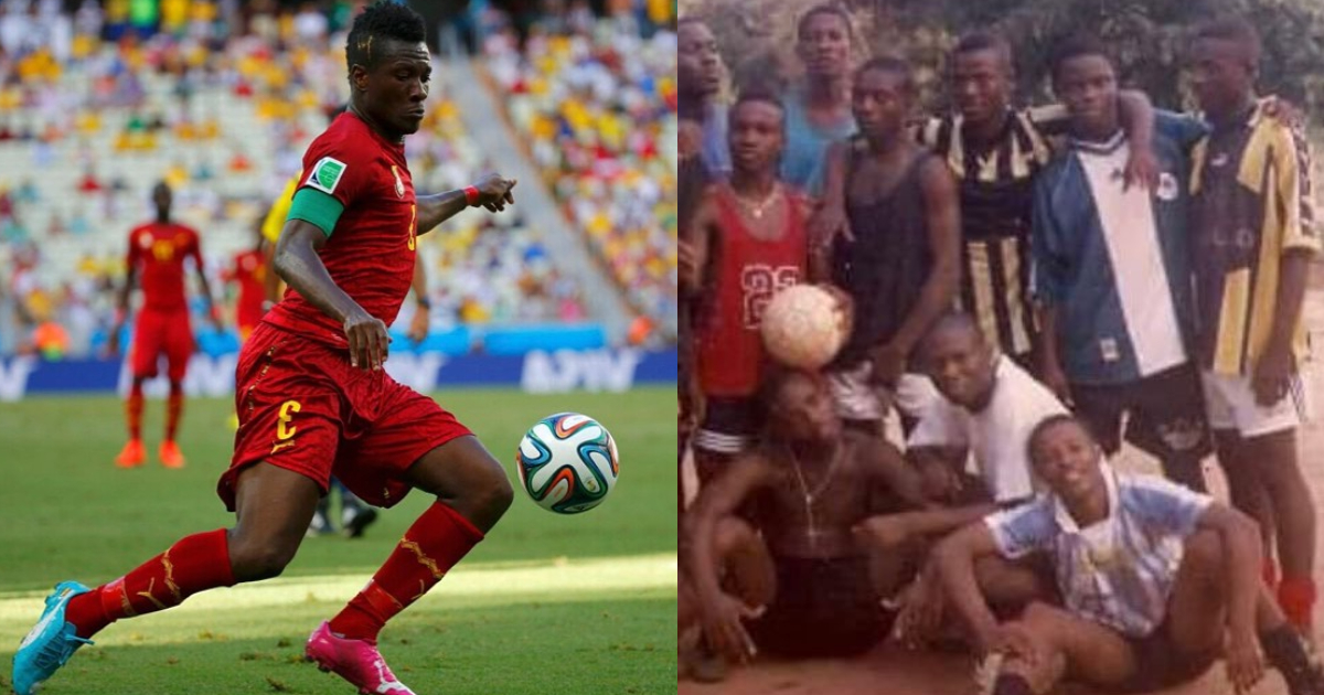 Throwback photo of Asamoah Gyan as an SHS boy pops up online