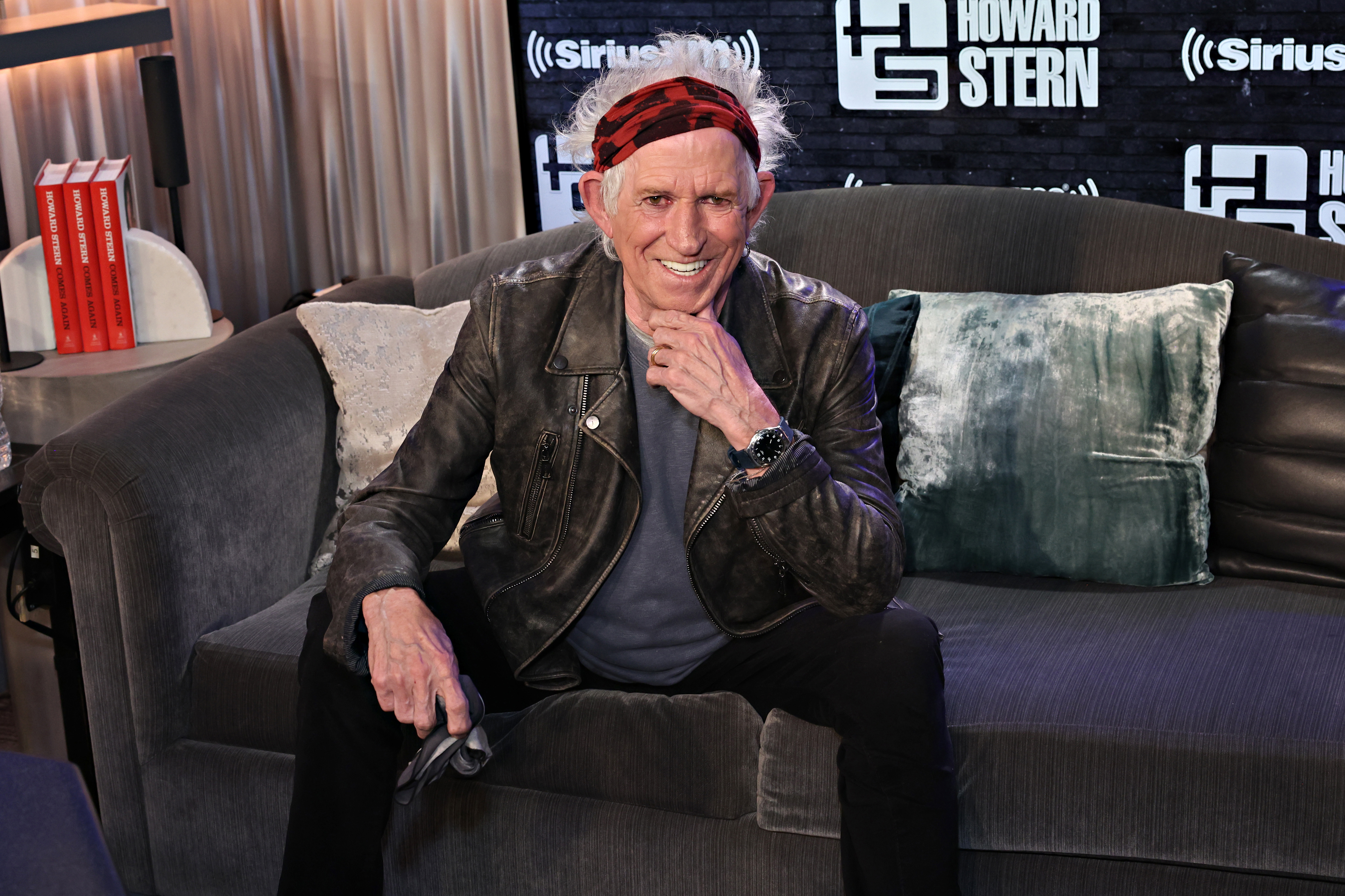 Keith Richards visits SiriusXM's The Howard Stern Show