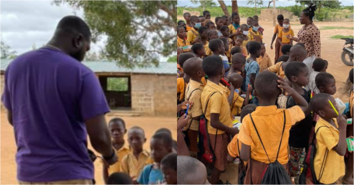 Michelle Troxclair: Kind Woman Gives Lunch, School Supplies and Backpacks to Pupils in Volta School
