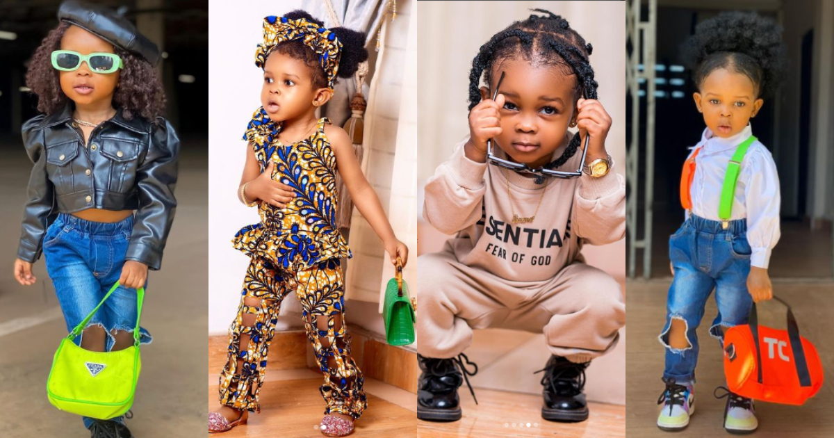 10 photos of Strongman’s daughter proving she is most fashionable Ghanaian kid at just age 2