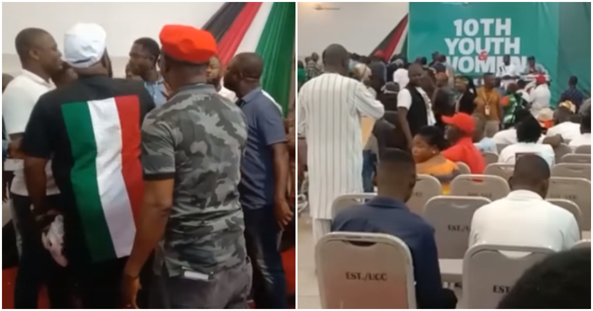 Video captures confusion at NDC Youth and Women Congress.