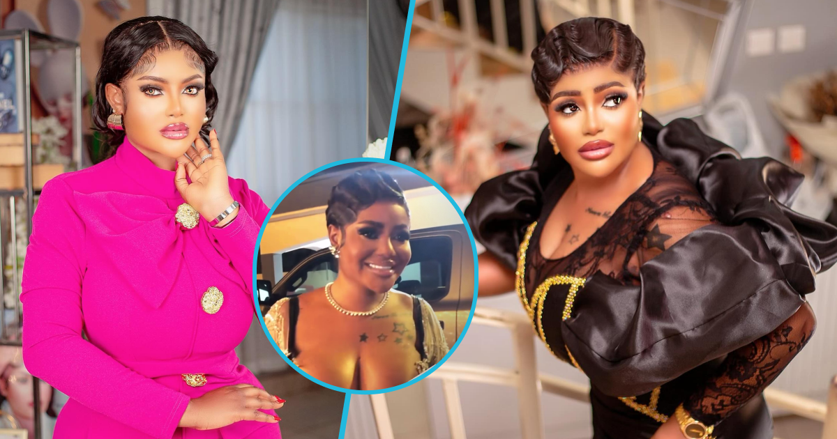Find out how people reacted when Aba Dope rocked a corset dress that showed off her well-defined cleavage