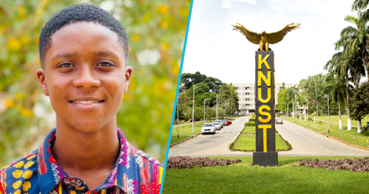 KNUST: NSMQ star for OWASS gains admission to study Electrical Engineering at university, peeps hail him