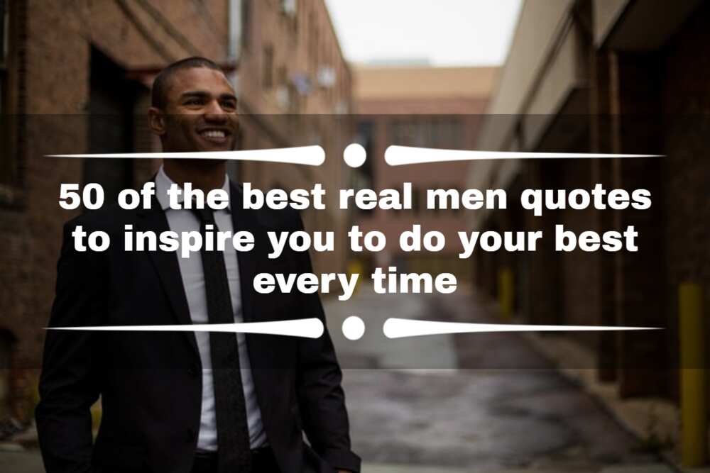 real men quotes
