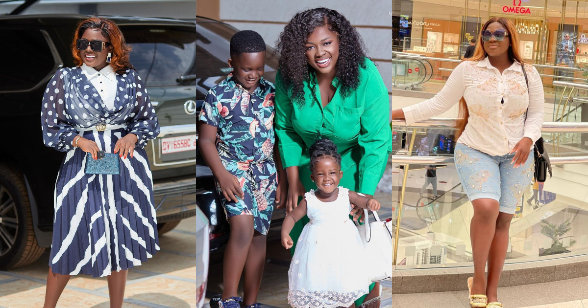 Tracey Boakye and her kids