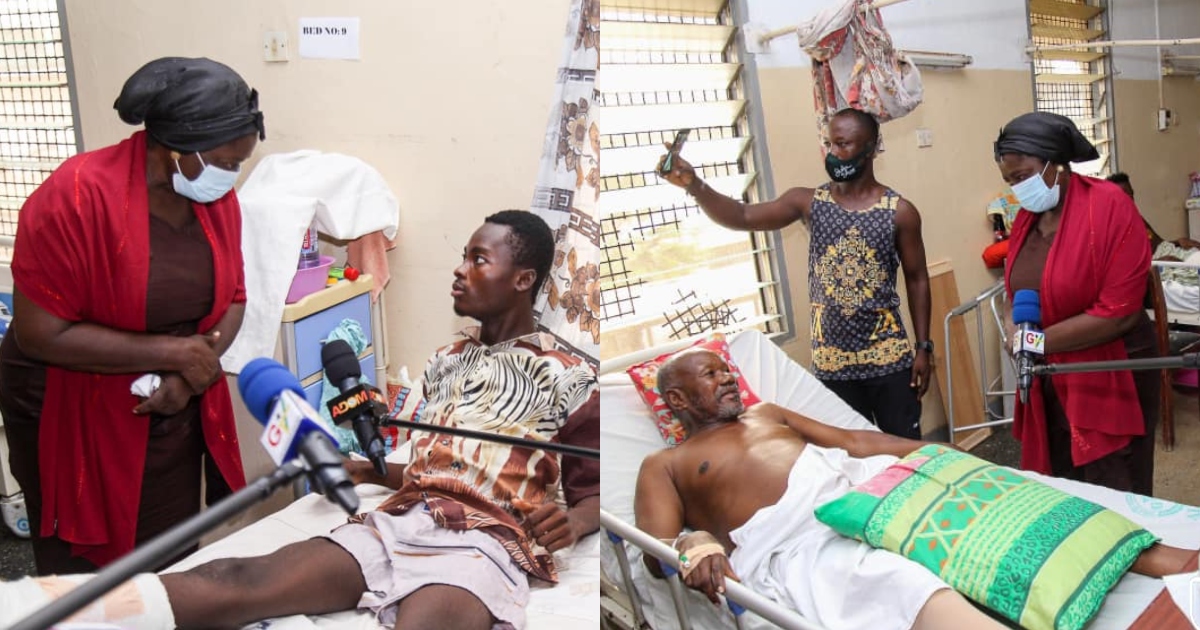 Naana Jane Opoku-Agyemang consoles families of NDC activist maimed during December 7 elections