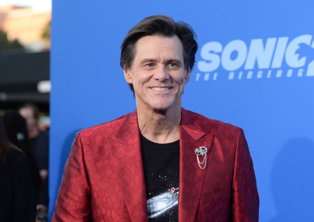 Actor Jim Carrey at the Los Angeles Premiere Screening of "Sonic the Hedgehog 2"