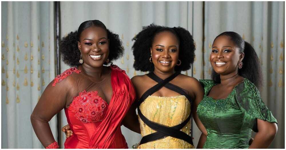 Ghana Is 66 Years: Queen Naa Dedei And 2 Other 2020 Ghana's Most Beautiful Contestants Slay In Lace Dresses