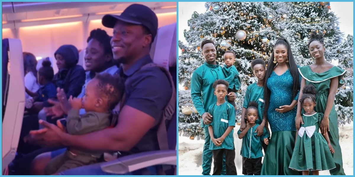Ghanaian Parents Abroad Brings Their Six Children To Ghana For The First Time, Kids Overjoyed