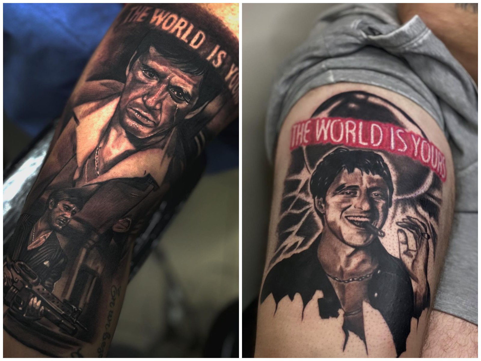 40 Scarface Tattoo Design Ideas For Men  Al Pacino Ink  Tattoo designs  Jesus tattoo sleeve Egypt tattoo