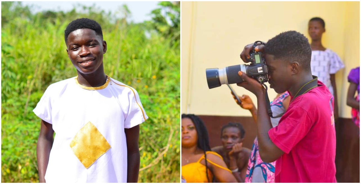 Desmond Kofi Essel a 15-year-old JHS Graduate into Professional Photography