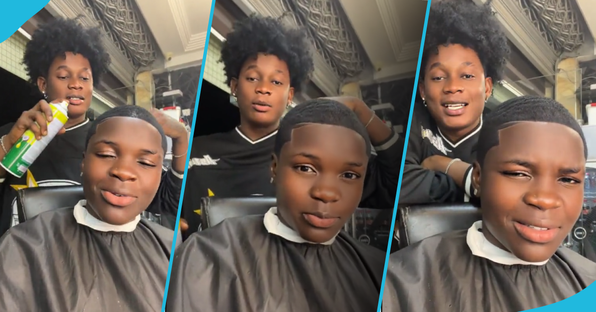 Endurance Grand vibes with her barber while she gets a new haircut, fans react