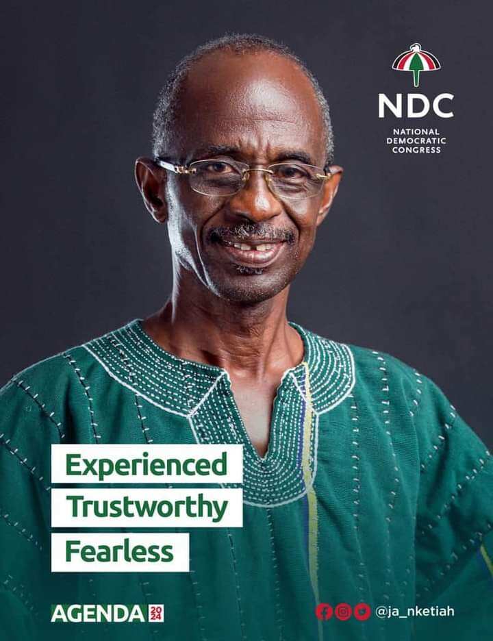 NDC General Secretary Aseidu Nketia has officially declared his intention to contest the party's chairmanship slot
