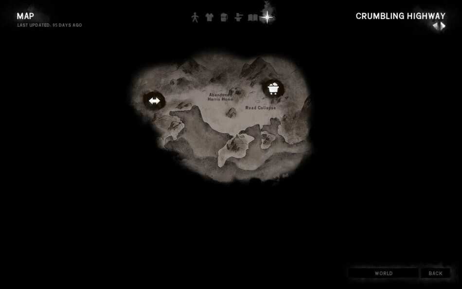 The long dark map