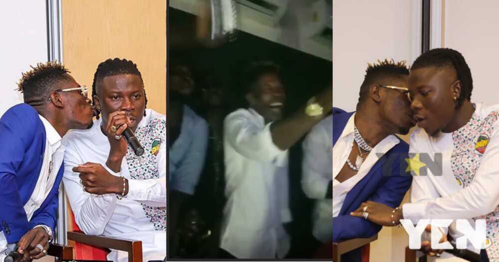 Shatta Wale and Stonebwoy spotted in a heated argument (Video)