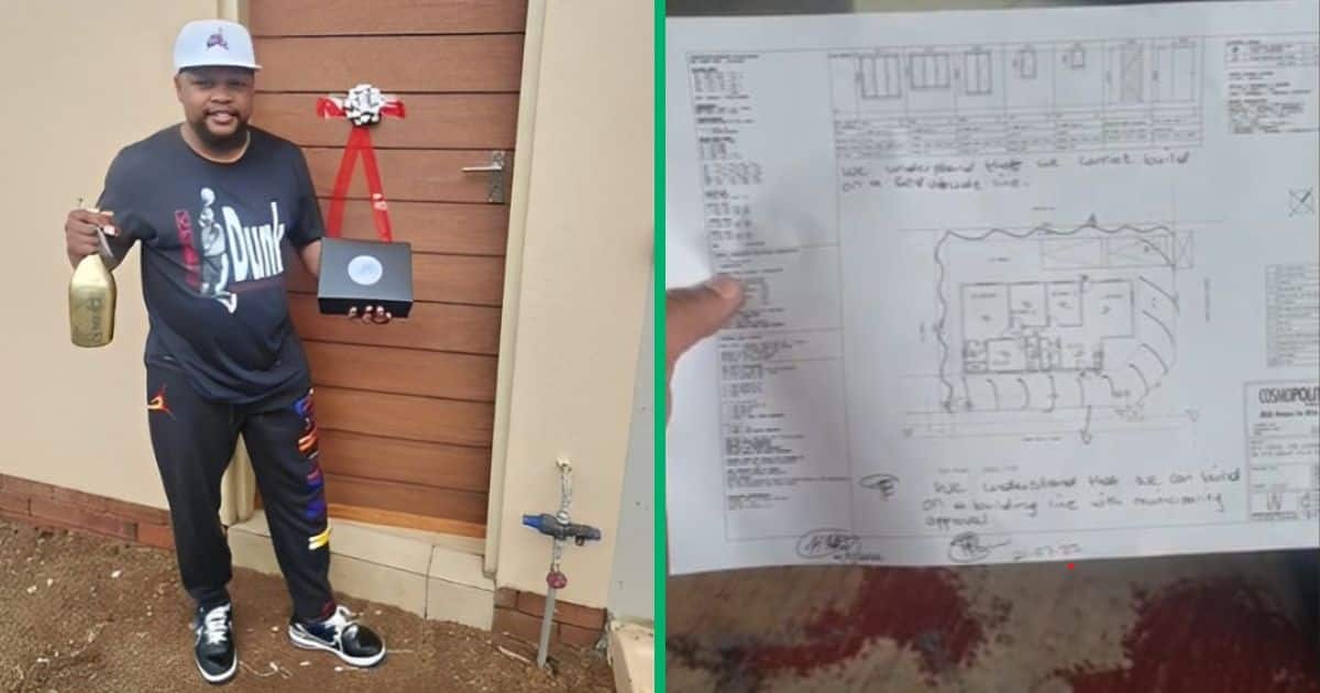 Man shows off new house 1 year after securing building loan, peeps inspired by progress in TikTok video