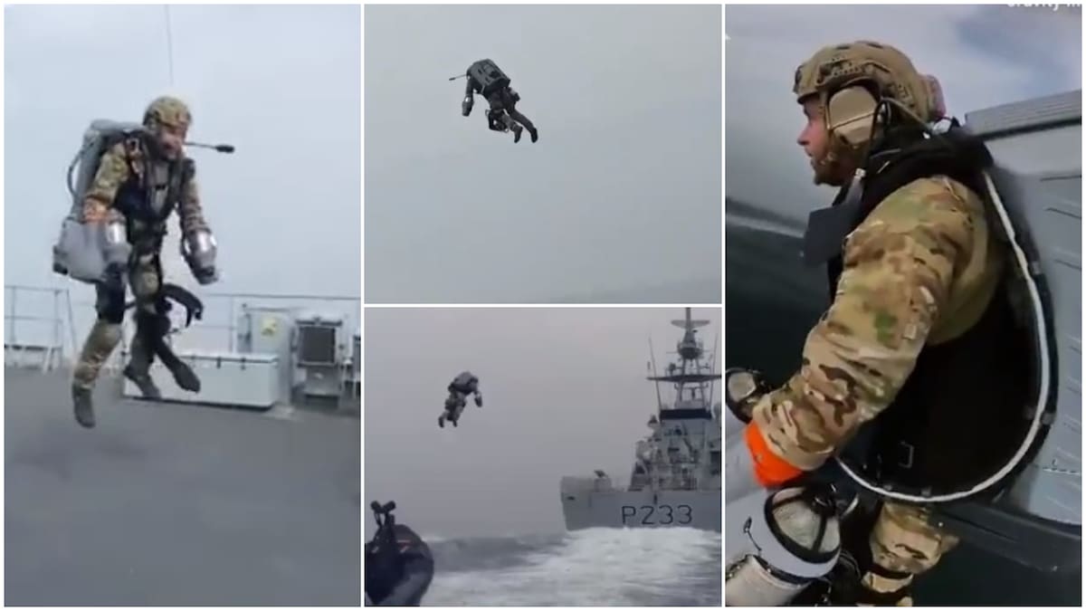 UK Army tests suit that can make their soldiers fly in the air, video stirs reactions