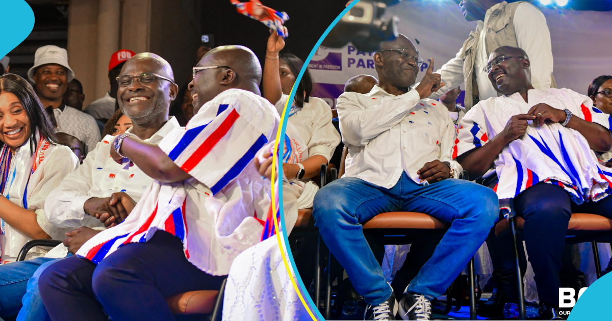 Vice President Bawumia and Kennedy Agyapong