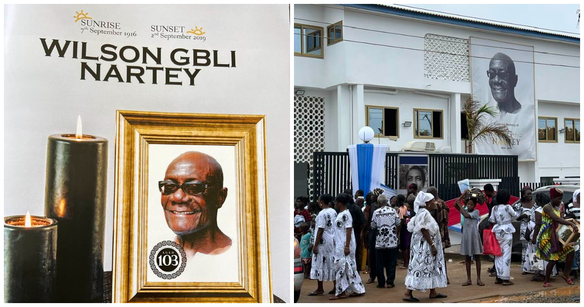 Massive funeral held at Ningo for man who married 20 wives, lived to 103 & took care of all kids