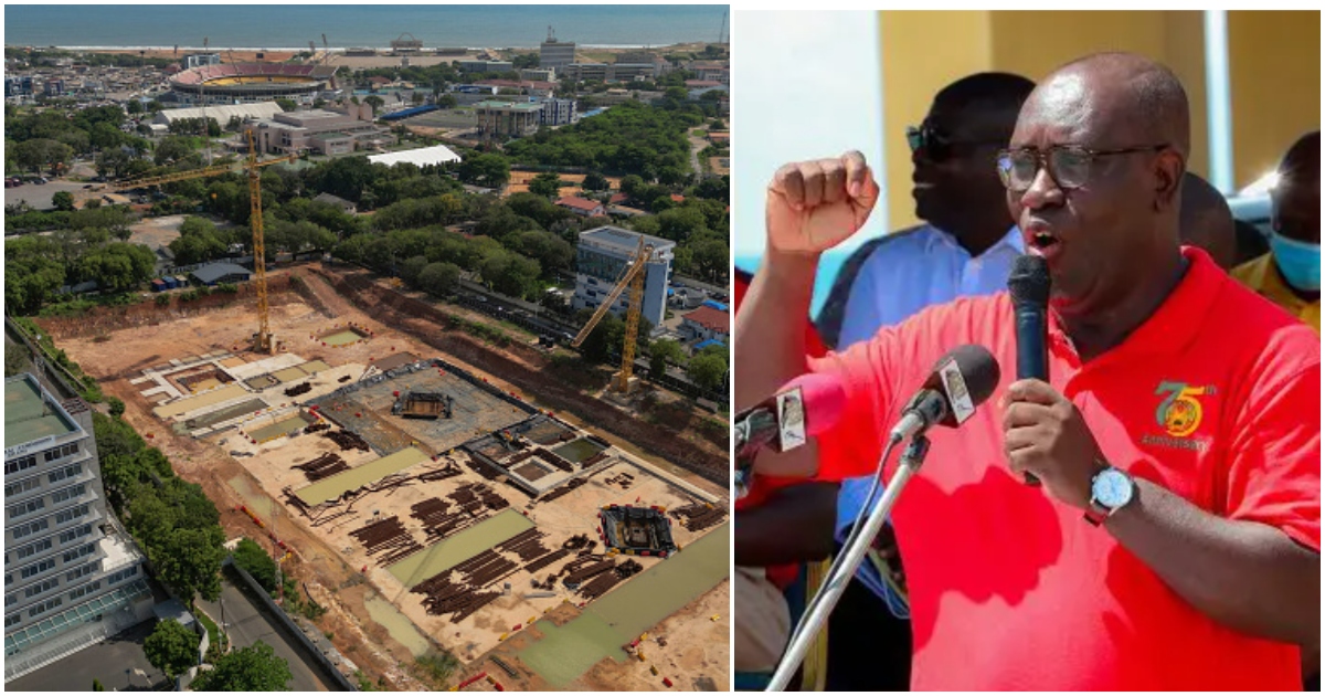 TUC General Secretary Yaw Baah wants Akufo-Addo to convert the national cathedral into a national hospital.