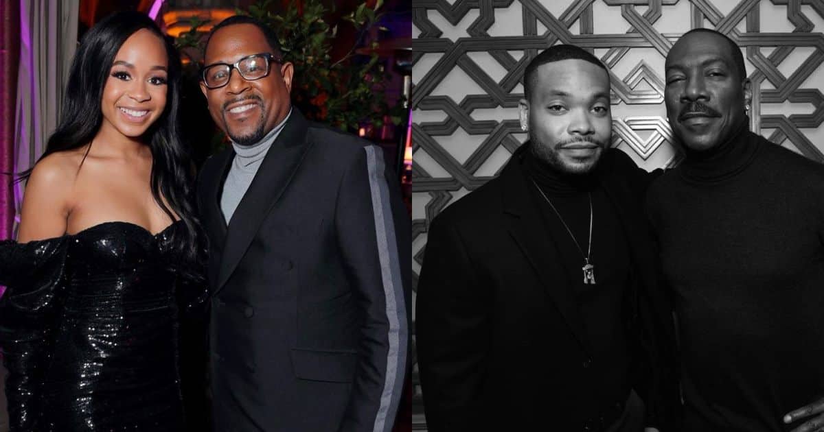 Eddie Murphy’s son Eric and Martin Lawrence’s daughter Jasmin are said to be an item.